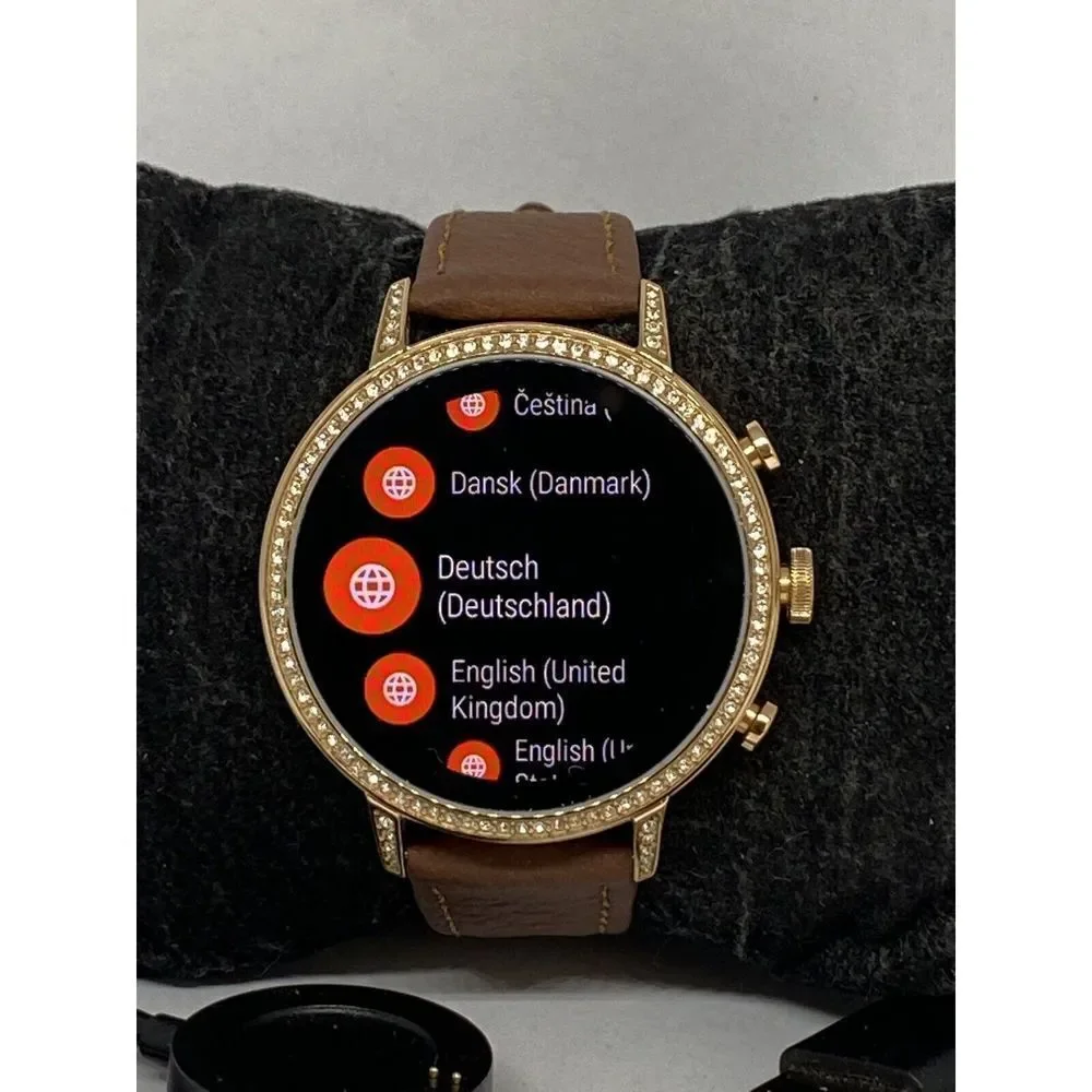 Fossil Gen 4 Authentic Digital Dial Smart Watch Custom Band FTW6015 LT310